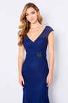 Cameron Blake by Mon Cheri 221696 Stretch Lace Long Dress