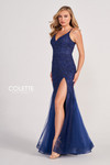 Colette by Daphne CL2024 Novelty Lace Tulle Prom Dress