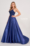 Colette by Daphne CL2033 Novelty Satin Lace Prom Dress