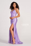 Colette by Daphne CL2038 Stretch Sequin Long Prom Dress