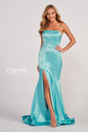 Colette by Daphne CL2045 Heavy Stretch Satin Prom Dress