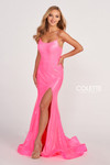 Colette by Daphne CL2060 Stretch Sequin Long Prom Dress