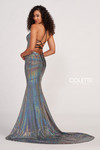 Colette by Daphne CL2071 Stretch Novelty Long Prom Dress