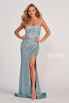 Colette by Daphne CL2073 Embroidered Appliques Dress