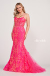Ellie Wilde by Mon Cheri EW34023 Glitter Tulle Jersey Dress