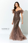 Ivonne D by Mon Cheri ID926 Tulle Allover Beading Long Dress