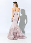 Ivonne D by Mon Cheri ID909 Crepe 3D Organza Layered Dress