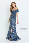 Montage by Mon Cheri M524 Novelty Organza Off Shoulder Dress