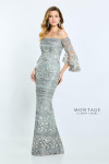 Montage by Mon Cheri M514 Allover Embroidered Lace Dress