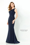 Montage by Mon Cheri 220950 Heavy Jersey Stone Accents Dress