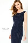 Montage by Mon Cheri 220950S Heavy Jersey Stone Accent Dress