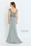 Montage by Mon Cheri M532 Lace Stretch Crepe Long Dress