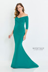 Montage by Mon Cheri M540 Stretch Crepe Sweetheart Neck Gown