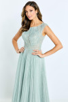 Montage by Mon Cheri M515 Lace Novelty Organza Long Dress