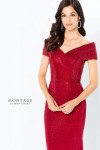 Montage by Mon Cheri 220949S Heavy Jersey Stone Accent Dress