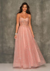 Dave and Johnny 11025 Sleeveless Sweetheart Neck Prom Dress