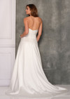 Dave and Johnny 10651 Sweetheart Neck Strapless Bridal Gown