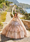Princesa by Ariana Vara PR30085 Metallic Jacquard Ball Gown
