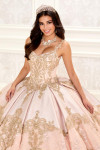 Princesa by Ariana Vara PR30085 Metallic Jacquard Ball Gown