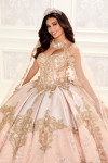Princesa by Ariana Vara PR30085 Metallic Jacquard Ball Gown