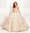 Princesa by Ariana Vara PR22022 Novelty Allover Lace Gown