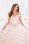 Princesa by Ariana Vara PR22036 Novelty Cracked Ice Gown