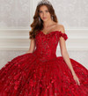 Princesa by Ariana Vara PR22036 Novelty Cracked Ice Gown