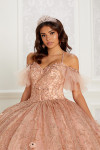 Princesa by Ariana Vara PR22144 Tulle Glitter Tulle Gown