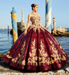 Princesa by Ariana Vara PR22030 Novelty Sequin Long Gown
