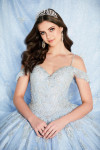 Princesa by Ariana Vara PR22032 Novelty Glitter Tulle Gown