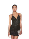 Alyce Paris 84000 Hand Beaded Sleeveless V-Neck Short Dress