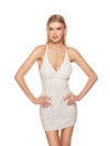 Alyce Paris 84001 Hand Beaded Sleeveless V-Neck Short Dress