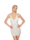 Alyce Paris 84001 Hand Beaded Sleeveless V-Neck Short Dress