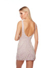 Alyce Paris 84005 Hand Beaded Illusion V-neck Short Dress
