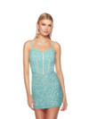 Alyce Paris 84008 Hand Beaded Sweetheart Neck Short Dress