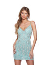 Alyce Paris 84014 Hand Beaded Sleeveless V-Neck Short Dress