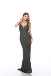 Alyce Paris 88003 Hand Beaded Deep V-Neck Sleeveless Dress