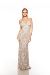 Alyce Paris 88006 Hand Beaded Deep V-Neck Sleeveless Dress
