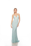 Alyce Paris 88009 Hand Beaded Deep V-Neck Sleeveless Dress