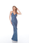 Alyce Paris 88009 Hand Beaded Deep V-Neck Sleeveless Dress