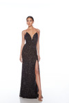 Alyce Paris 88010 Hand Beaded Deep V-Neck Sleeveless Dress