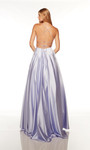 Alyce Paris 1761 Luminous Satin Scoop Neck Long Formal Dress