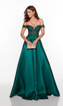 Alyce Paris 61324 Mikado Off The Shoulder Train Ballgown