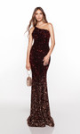 Alyce Paris 61336 Ombre Sequins One Shoulder Long Prom Dress