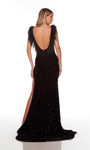 Alyce Paris 61374 Plush Sequins Plunging Neck Prom Dress