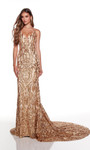 Alyce Paris 61412 Sleeveless Sequin Plunging Neck Prom Dress