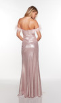 Alyce Paris 61426 Metallic Stretch Det Feathers Prom Dress