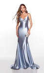Alyce Paris 61436 Stretch Satin V-Neck Sleeveless Prom Dress