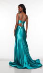 Alyce Paris 61436 Stretch Satin V-Neck Sleeveless Prom Dress
