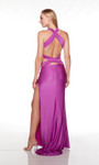 Alyce Paris 61446 Power Jersey Plunging Neck Long Prom Dress